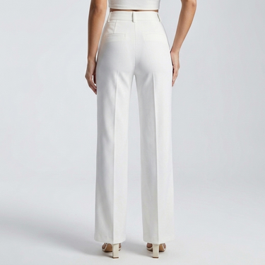 Women’s High Waisted Straight Leg Trousers-Pants for Women-CaldwellVoss