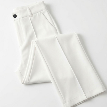Women’s High Waisted Straight Leg Trousers-Pants for Women-CaldwellVoss