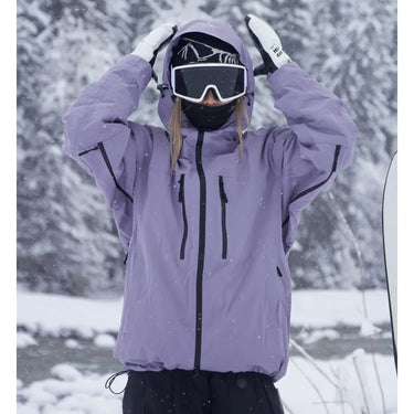 Women’s Hooded Full Zip Snow Jacket-Jacket for women-CaldwellVoss