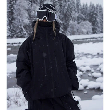 Women’s Hooded Full Zip Snow Jacket-Jacket for women-CaldwellVoss