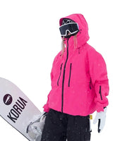 Women’s Hooded Full Zip Snow Jacket-Jacket for women-CaldwellVoss