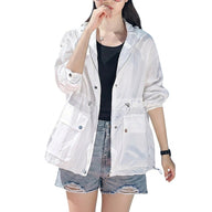 Women’s Hooded Sheer Zip Jacket-Jacket for women-CaldwellVoss
