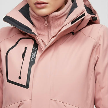 Women’s Hooded Ski Jacket and Pants Set-Sets for women-CaldwellVoss