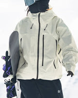 Women’s Hooded Ski Jacket with Zip Pockets-Jacket for women-CaldwellVoss