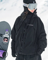 Women’s Hooded Ski Jacket with Zip Pockets-Jacket for women-CaldwellVoss
