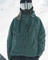 Women’s Hooded Ski Jacket with Zip Pockets-Jacket for women-CaldwellVoss