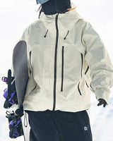 Women’s Hooded Ski Jacket with Zip Pockets-Jacket for women-CaldwellVoss