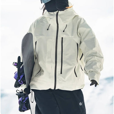 Women’s Hooded Ski Jacket with Zip Pockets-Jacket for women-CaldwellVoss