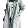 Women’s Hooded Trench Coat with Button Front-Coats for women-CaldwellVoss