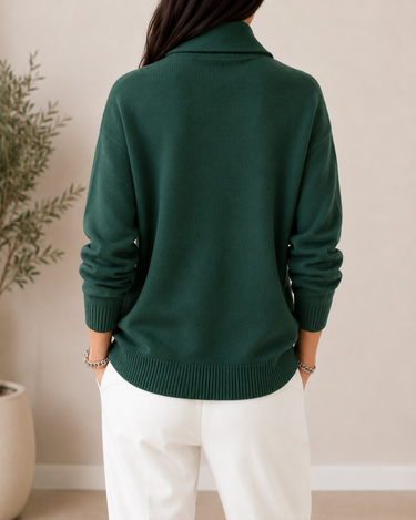 Women’s Knit Pullover with Shawl Collar-Sweaters for Women-CaldwellVoss