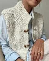 Women’s Knit Vest with Toggle Buttons-Vest for women-CaldwellVoss