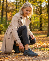 Women’s Lace-Up Low-Top Sneakers with Side Strap-Footwear for women-CaldwellVoss