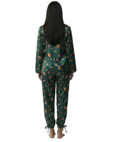 Women’s Leopard Print Button Down Pajama Set-Pajama for women-CaldwellVoss