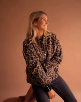 Women’s Leopard Print Snap Button Jacket-Jacket for women-CaldwellVoss