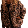 Women’s Leopard Print Snap Button Jacket-Jacket for women-CaldwellVoss