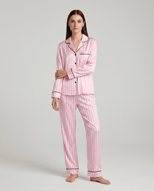 Women’s Long Sleeve Button Down Pajama Set-Sets for women-CaldwellVoss
