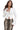 Women's Long Sleeve Lace-Up Top with Ruffled Neckline and Flared Cuffs-Tops for women-CaldwellVoss