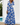 Women’s Long Sleeve V-Neck Tiered Maxi Dress with Floral Pattern-Maxi Dress-CaldwellVoss