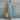 Women's Maxi Button-Down Shirt Dress Sky Blue