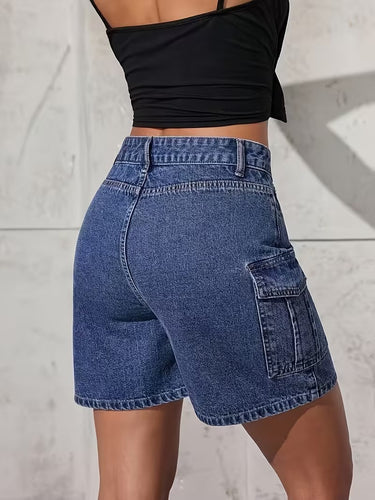 Women's Mid-Thigh Cargo Shorts