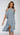 Women’s Midi Dress with Asymmetric Hem Gray