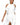 Women’s Midi Dress with Asymmetric Hem White