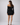 Women’s Off-Shoulder Mini Dress with Long Sleeves and Ruched Panels-Mini Dress-CaldwellVoss