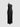 Women’s One-Shoulder Satin Maxi Dress with Slit Black