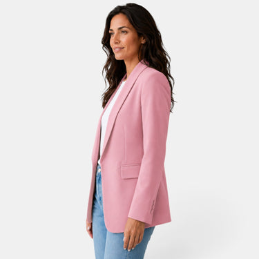 Women’s Open Front Blazer with Flap Pockets-Blazer for women-CaldwellVoss