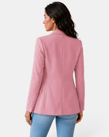 Women’s Open Front Blazer with Flap Pockets-Blazer for women-CaldwellVoss