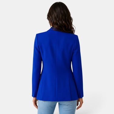 Women’s Open Front Blazer with Flap Pockets-Blazer for women-CaldwellVoss