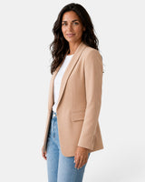 Women’s Open Front Blazer with Flap Pockets-Blazer for women-CaldwellVoss