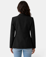 Women’s Open Front Blazer with Flap Pockets-Blazer for women-CaldwellVoss