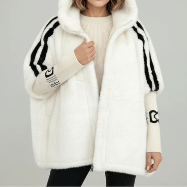 Women’s Oversized Faux Fur Hooded Jacket-Jacket for women-CaldwellVoss