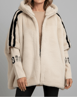 Women’s Oversized Faux Fur Hooded Jacket-Jacket for women-CaldwellVoss