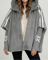 Women’s Oversized Faux Fur Hooded Jacket-Jacket for women-CaldwellVoss