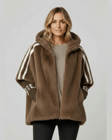 Women’s Oversized Faux Fur Hooded Jacket-Jacket for women-CaldwellVoss