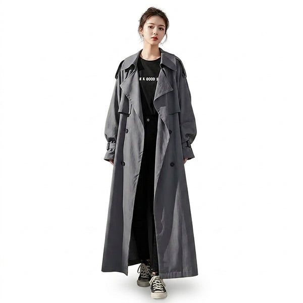 Women’s Oversized Long Trench Coat-coats for women-CaldwellVoss