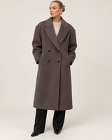 Women’s Oversized Long Wool Coat-Coats for women-CaldwellVoss