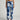 Women’s Patchwork Denim Straight Leg Trousers-Pants for Women-CaldwellVoss