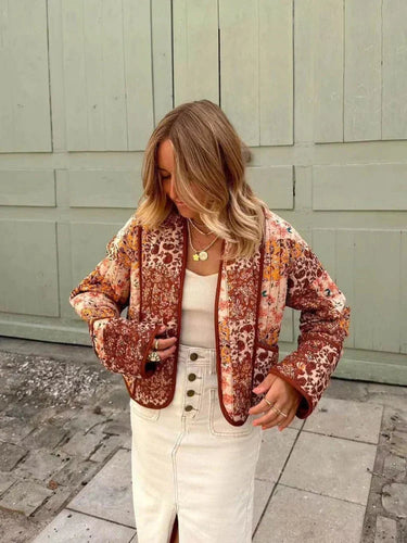 Women’s Patchwork Quilted Jacket-Jacket for women-CaldwellVoss