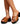Women’s Platform Mules with Block Heel and Metallic Detail-Footwear for women-CaldwellVoss