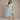Women's Polka Dot Smocked Midi Dress Sky Blue