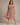 Women's Polka Dot Smocked Midi Dress Dusty Rose