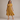 Women's Polka Dot Smocked Midi Dress Ochre Yellow