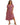 Women's Polka Dot Smocked Midi Dress Pink Blossom