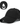 Women's Ponytail Baseball Cap with Criss-Cross Back Black