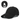 Women's Ponytail Baseball Cap with Criss-Cross Back Black