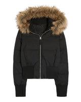Women’s Puffer Jacket with Faux Fur Hood-Jacket for women-CaldwellVoss