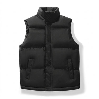 Women’s Puffer Vest with Stand Collar-Vests for women-CaldwellVoss
